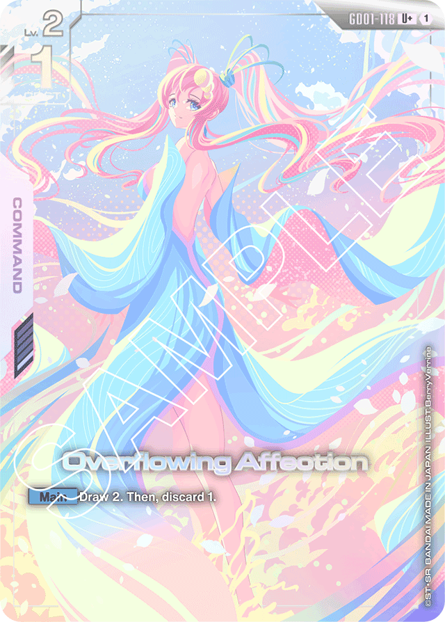 Overflowing Affection (U+) - Newtype Rising - U+ - GD01-118