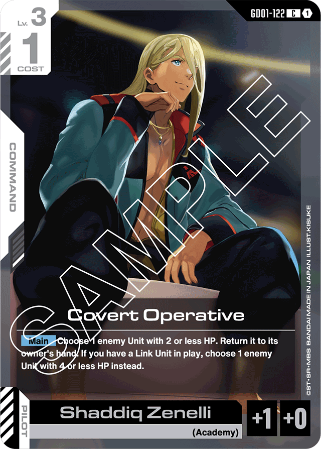 Covert Operative - Newtype Rising - Common - GD01-122