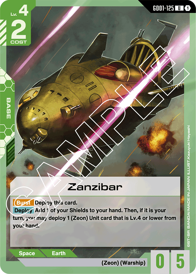 Zanzibar - Newtype Rising - Uncommon - GD01-125