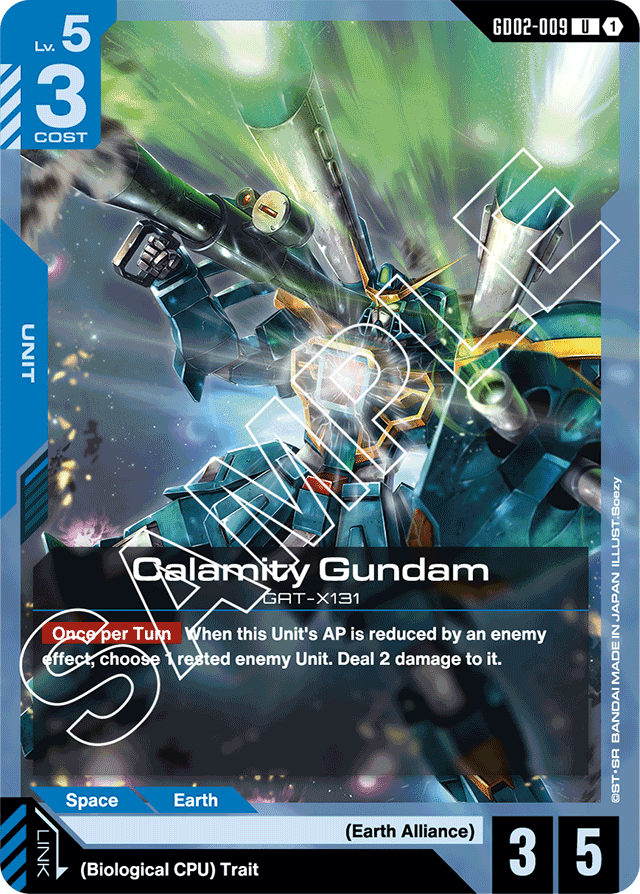 Calamity Gundam - Dual Impact - Uncommon - GD02-009
