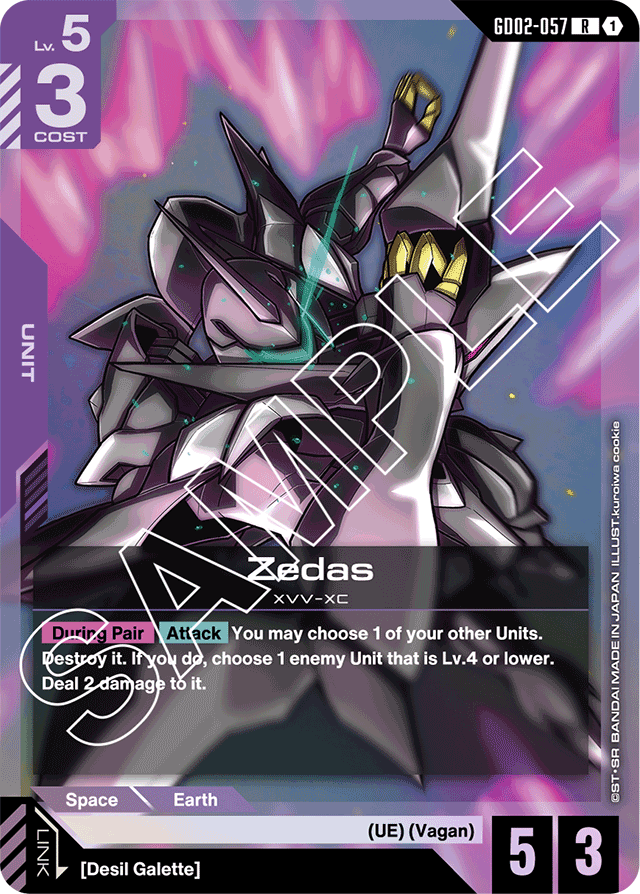 Zedas - Dual Impact - Rare - GD02-057