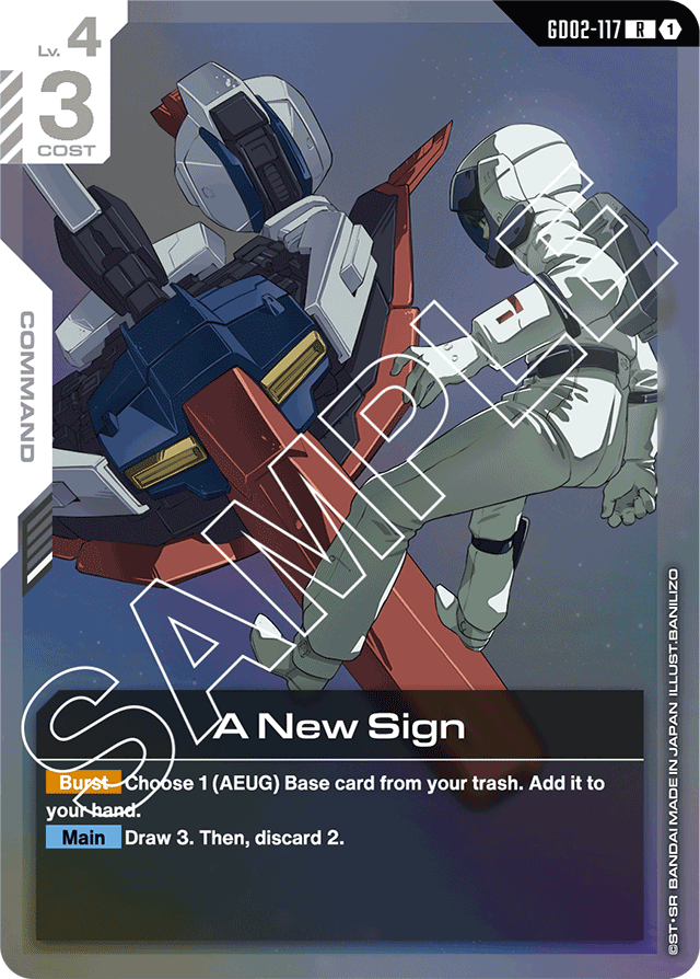 A New Sign - Dual Impact - Rare - GD02-117