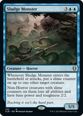Sludge Monster - Commander Legends: Battle for Baldur's Gate - R - 735