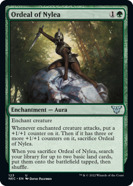 Ordeal of Nylea - Commander: Kamigawa: Neon Dynasty - U - 123