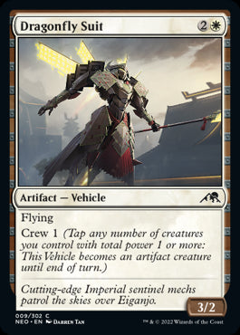 Dragonfly Suit - Kamigawa: Neon Dynasty - C - 9