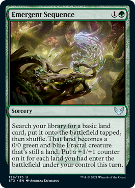 Emergent Sequence - Strixhaven: School of Mages - U - 129