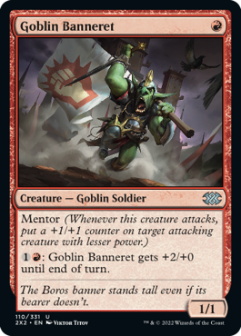 Goblin Banneret - Double Masters 2022 - U - 110