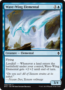 Wave-Wing Elemental - Battle for Zendikar - C - 88