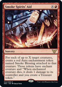 Smoke Spirits' Aid - Commander: Kamigawa: Neon Dynasty - R - 22
