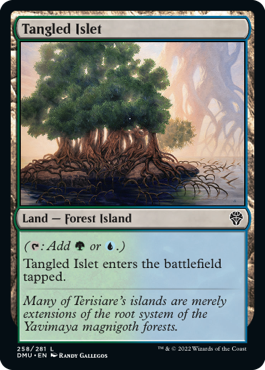 Tangled Islet - Dominaria United - L - 258