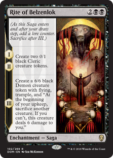 Rite of Belzenlok - Dominaria - R - 102