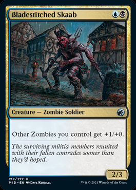 Bladestitched Skaab - Innistrad: Midnight Hunt - U - 212