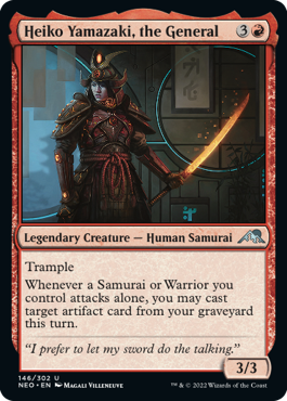 Heiko Yamazaki, the General - Kamigawa: Neon Dynasty - U - 146