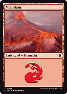 Mountain (348) - Commander 2016 - L - 348