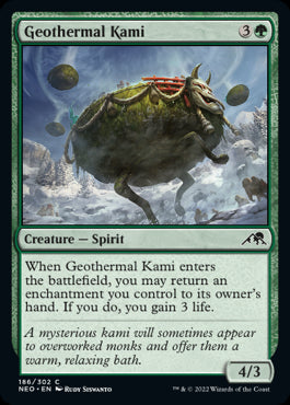 Geothermal Kami - Kamigawa: Neon Dynasty - C - 186