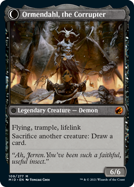 Jerren, Corrupted Bishop - Innistrad: Midnight Hunt - M - 109