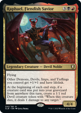 Raphael, Fiendish Savior - Commander Legends: Battle for Baldur's Gate - R - 292