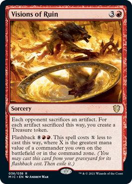 Visions of Ruin - Commander: Innistrad: Midnight Hunt - R - 36