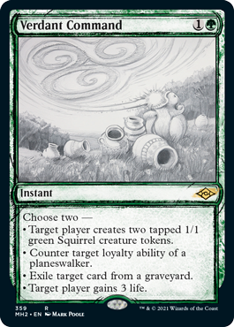 Verdant Command (Showcase) - Modern Horizons 2 - R - 359