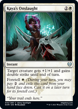 Kaya's Onslaught - Kaldheim - U - 18