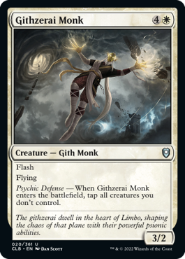 Githzerai Monk - Commander Legends: Battle for Baldur's Gate - U - 20