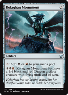 Kolaghan Monument - Dragons of Tarkir - U - 241
