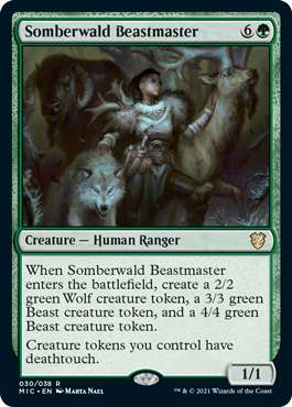 Somberwald Beastmaster - Commander: Innistrad: Midnight Hunt - R - 30