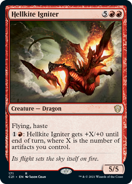 Hellkite Igniter - Commander 2021 - R - 171