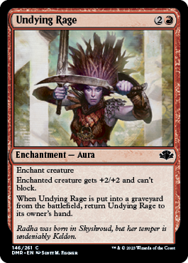 Undying Rage - Dominaria Remastered - C - 146
