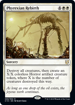 Phyrexian Rebirth - Commander 2019 - R - 68