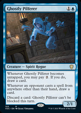 Ghostly Pilferer - Commander: Innistrad: Crimson Vow - R - 105