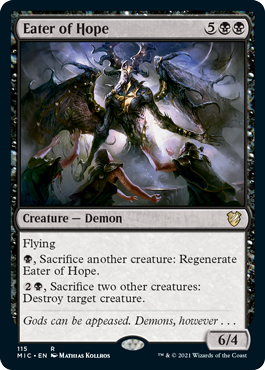 Eater of Hope - Commander: Innistrad: Midnight Hunt - R - 115