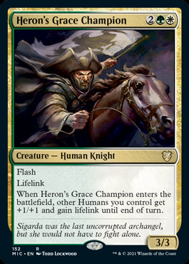 Heron's Grace Champion - Commander: Innistrad: Midnight Hunt - R - 152