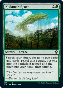 Kodama's Reach - Commander 2021 - C - 197