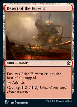 Desert of the Fervent - Commander 2021 - C - 286