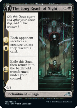 The Long Reach of Night - Kamigawa: Neon Dynasty - U - 109