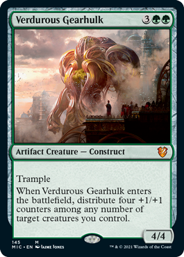 Verdurous Gearhulk - Commander: Innistrad: Midnight Hunt - M - 145