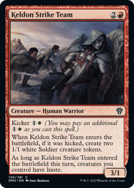 Keldon Strike Team - Dominaria United - C - 136