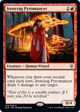 Irencrag Pyromancer - Throne of Eldraine - R - 128