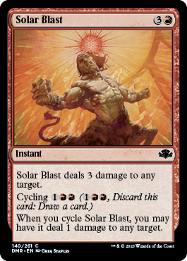 Solar Blast - Dominaria Remastered - C - 140