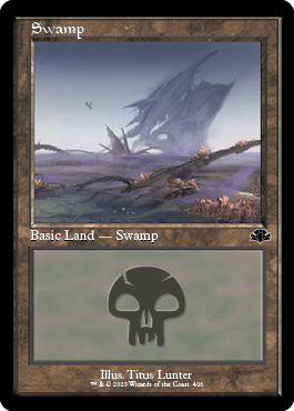Swamp (406) (Retro Frame) - Dominaria Remastered - L - 406