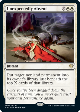 Unexpectedly Absent - Commander 2020 - R - 106