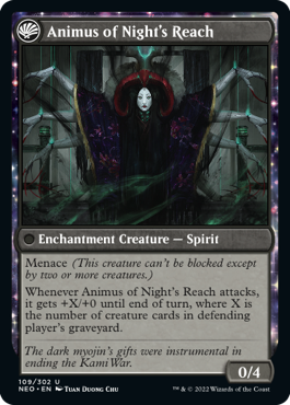 The Long Reach of Night - Kamigawa: Neon Dynasty - U - 109