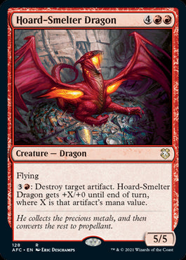 Hoard-Smelter Dragon - Commander: Adventures in the Forgotten Realms - R - 128