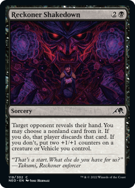 Reckoner Shakedown - Kamigawa: Neon Dynasty - C - 119