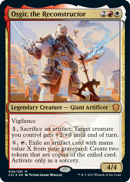 Osgir, the Reconstructor - Commander 2021 - M - 8