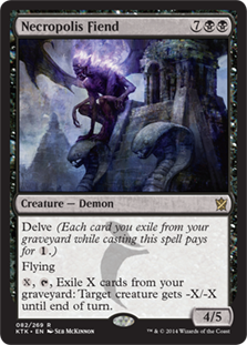 Necropolis Fiend - Khans of Tarkir - R - 82