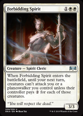 Forbidding Spirit - Ravnica Allegiance - U - 9