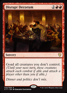 Disrupt Decorum - Commander 2017 - R - 25