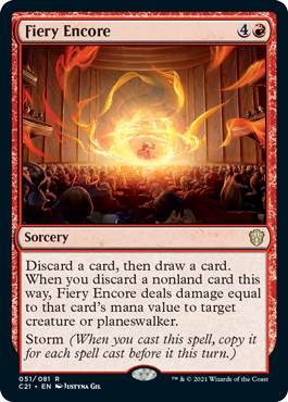 Fiery Encore - Commander 2021 - R - 51